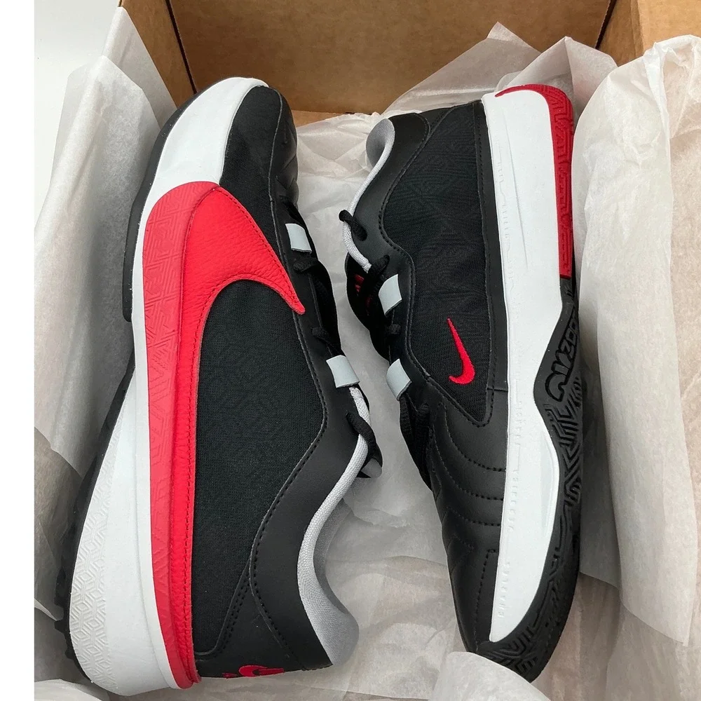 Nike Air Giannis Immortality 3 Black University Red DX4985-004 Mens 9.5 Sneaker